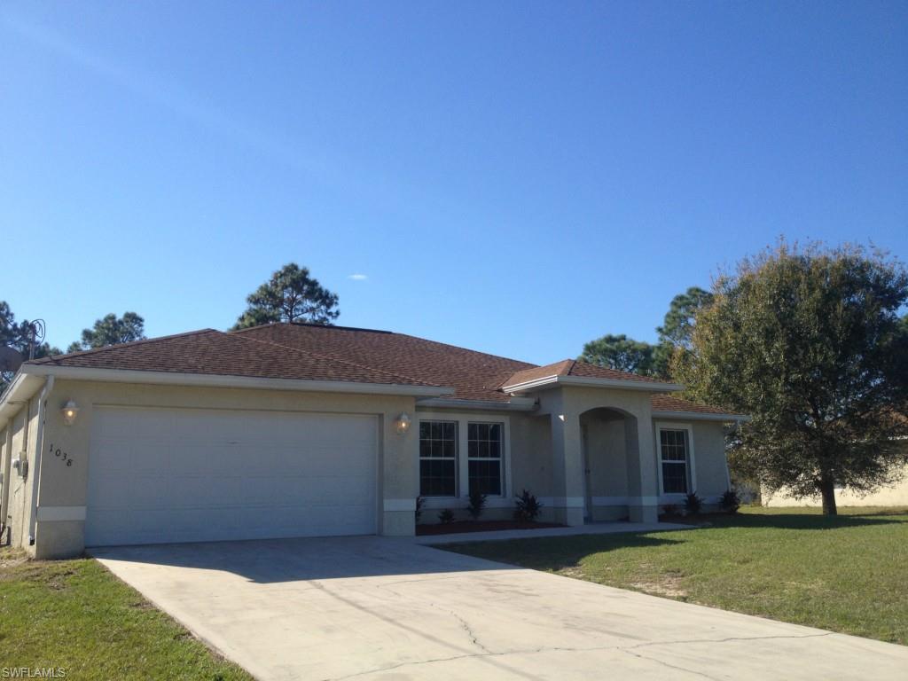 Wonderful move-in-ready, 4 bedroom, 2 bathroom, 2 car garage home. Almost 1,800 square feet, plus a large screened in lanai. House has been freshly painted throughout, has new carpet in the bedrooms, rest of the home is tiled, plus a brand new stainless steel appliance package will be installed prior to closing. New fans and fixtures throughout. The kitchen is open to the living area, great for entertaining. Private back yard to look at through your screened lanai. This house is extremely clean, seller has done all of the work- just move in and start enjoying your new home today! This property is also available for a Lease Option to Purchase. Agents, see remarks. Call for more info!