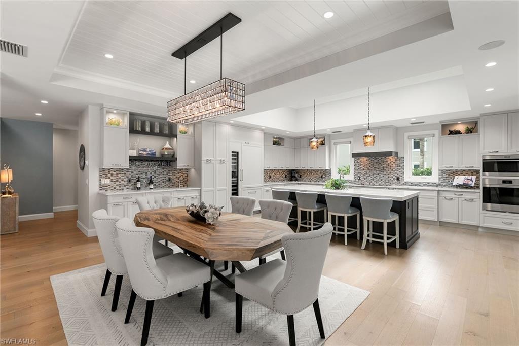 Season’s over? Not so fast, we’ve saved the best for last in Pelican Bay. This hidden gem is pet-friendly, close to the beach and the Pelican Bay upgrade for buyers who want more space. If you’ve been waiting for a move-in-ready home with exceptional storage and zero projects, this expanded and rebuilt villa is the one to see. Reimagined in 2019 through deconstruction, a 10-foot expansion and a full rebuild, this home offers upgrades galore with four bedrooms, 4.5 baths and the rare single-family feel in a villa lifestyle. Inside, the look is crisp, current and elevated, with wood floors, a luxury kitchen with Thermador and Wolf appliances, large walk-in pantry, whole-house water filtration system, custom closets and convenience with Control4 smart home system. The open layout is made for entertaining, while the bedroom and bath setup delivers privacy for guests and multi-generational stays. Resiliency features include all impact windows and doors, a newer roof and air conditioners and an approximate 12-foot elevation. Go outside to a rebuilt saltwater pool and travertine deck with an added pool bath, plus a quiet, wider cul-de-sac lot that creates a more private, tucked-away feel. Pelican Bay is the ultimate outdoor lifestyle address on the Naples coast with biking, tennis, fitness, and beach days made effortless with chair and umbrella service. All within a short bike ride of Waterside Shops and Artis. A sophisticated, private enclave with an attractive price per foot for buyers who want Pelican Bay living with more room to breathe.