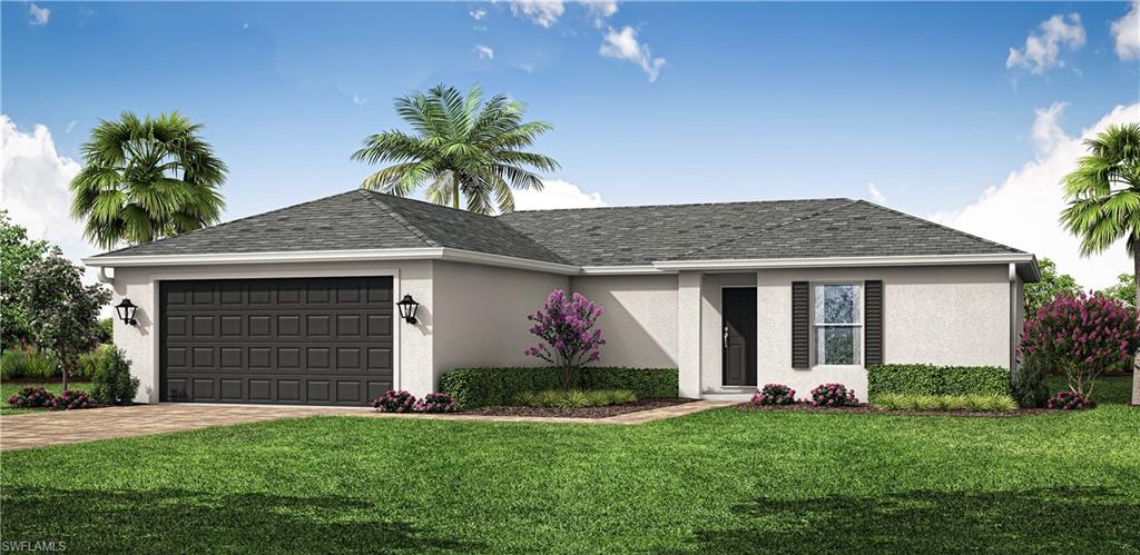 NEW BUILD / CORNER LOT - Anticipated Completion Date is SEPTEMBER 2026. SPECIAL INCENTIVES: 4.99% Interest Rate on a FHA/VA 30-Year Fixed Loan with up to $10,000 Closing Cost Credit...OR...UP TO $20,000 towards CLOSING COST / PREPAIDS when using a preferred lender. The 1,240-square-foot (air-conditioned) Bristol plan boasts a well-designed open floor plan that includes three bedrooms, two bathrooms, and a two-car garage. The kitchen boasts upgraded 30” contemporary shaker-style cabinets, a spacious kitchen island with upgraded countertops, Whirlpool dishwasher, microwave, and range, refrigerator, washer & dryer, The Kitchen overlooks a spacious great room that features beautiful tile-plank flooring and vaulted ceilings. The expansive owner’s suite features a private bathroom, with a separate linen closet, and large walk-in closet. The two guest bedrooms share a guest bathroom and are located opposite the owner’s suite. The Bristol also features a decorative brick paver driveway, a professionally designed landscaping package, and designer-selected paint colors, light, and plumbing fixtures, impact resistant windows and doors.