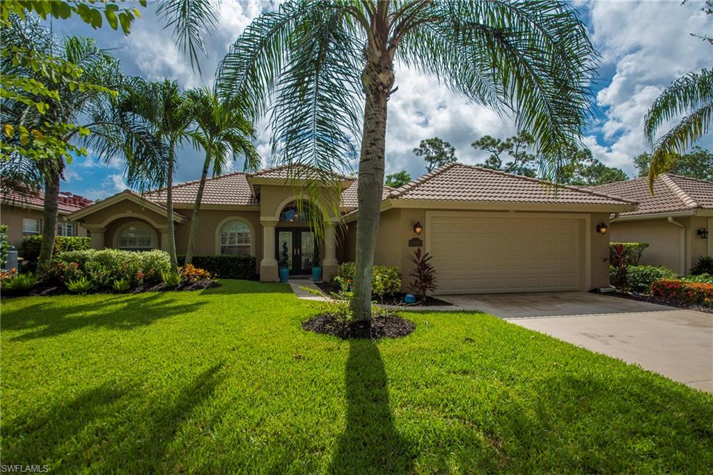 Beautiful 3 Bedroom, 2 Bath home in one of Naples most sought after communities. Home is being sold as TURNKEY / FURNISHED. Gently lived in, this home boasts an entertainers dream. This home is SMART...Newly installed SONOS Surround Sound System inside and out, as well as security cameras and wifi thermostat which can be monitored on your smart phone. The Kitchen includes Granite counter tops, Wood Cabinets with soft-close drawers and Stainless Steel Appliances. The screened-in lanai area features an oversized pool that is heated via Solar Power, a new Flat screen TV and nice patio furniture. After walking through the lovely double etched glass front door you get a great view of view of the pool for you and your guests. Extended tile floors throughout living area. HOA fees are only $262/quarter! Investors, Briarwood allows weekly rentals!
Community features: Guard Gated Security, Tennis, Lap Pool, Resort Pool, Clubhouse, Basketball, Volleyball, Playground and Sports Field. 
Less than 10 minutes from Naples Pier, Beach, 5th Avenue Restaurants, Shopping, and Marinas.