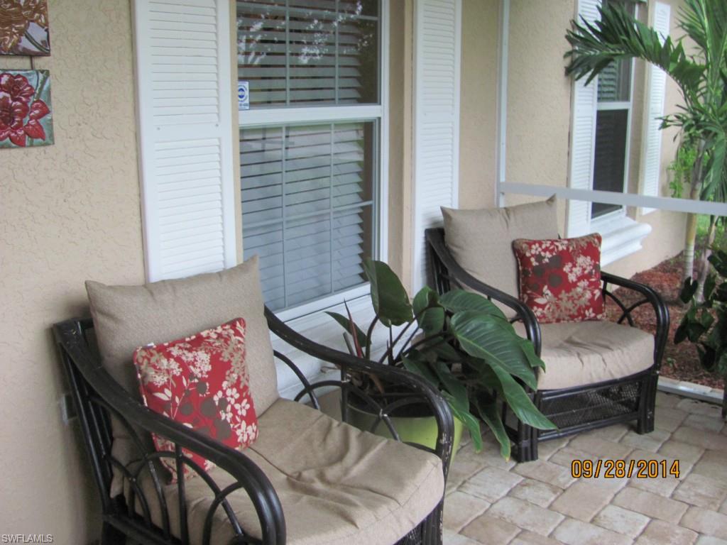This beautiful home in a great area of Lehigh, needs nothing.  It has all tile floors throughout, updated appliances, a screened in from porch so you can sit in front and watch the sunrise.  The front porch is pavered as is the walkway leading up to the porch and beautiful front door.  This home has 3 nice sized bedrooms and a den, perfect for an office.  The great room is a nice size and there is also plenty of room for a dining table.  There is also a nice breakfast bar so you can sit and chat with the cook.
This home is perfect for a family or an empty nester.  It is close to schools, highway 75, the airport, shopping and dining.
It is very easy to show and it will not be on the market very long.