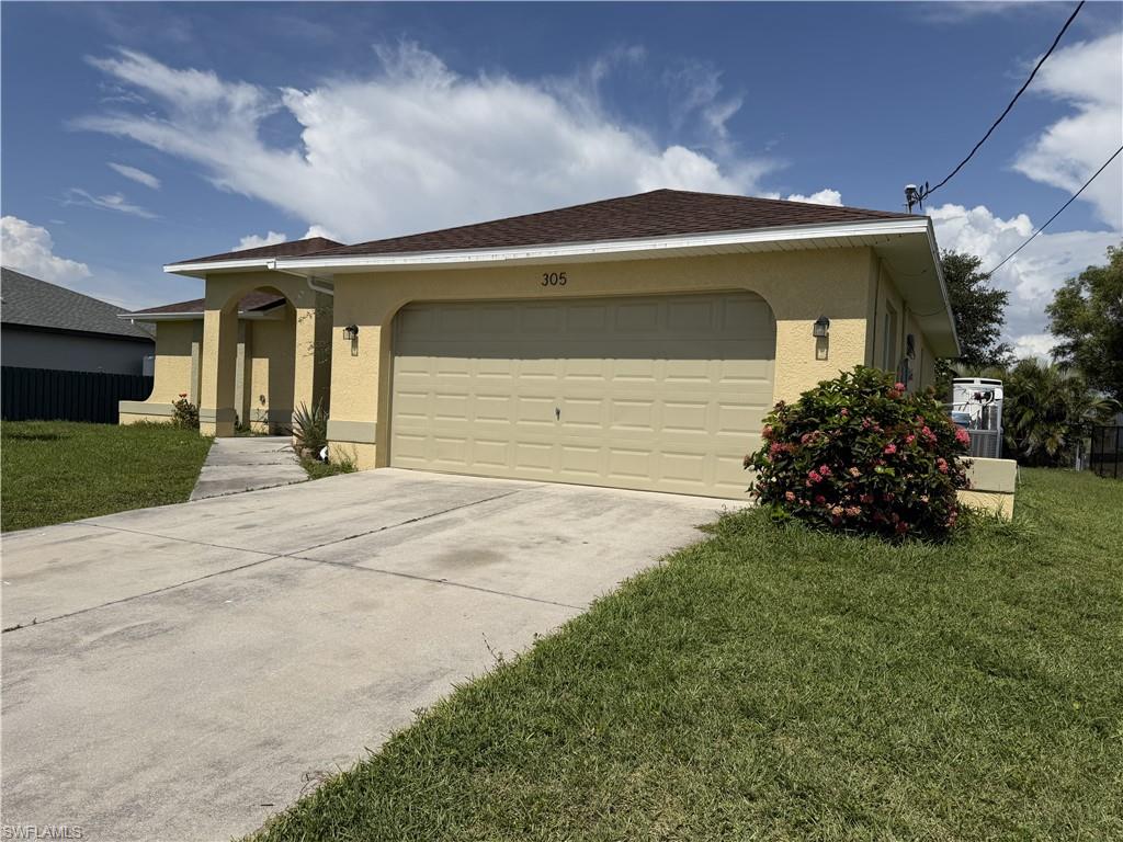 Beautiful 3-bedroom, 2-bathroom home located in the desirable NW area of Cape Coral. Built in 2004, this well-maintained residence features tile flooring throughout, offering both durability and easy maintenance.
The home comes fully equipped with all major appliances, including a refrigerator, range, dishwasher, microwave, washer, and dryer. The spacious floor plan provides comfortable living areas, while the east-facing screened lanai offers the perfect setting to enjoy your morning coffee and outdoor living year-round.
Additional features include hurricane shutters for added storm protection and peace of mind, as well as a two-car garage providing ample parking and storage space.
Conveniently located in a growing area of NW Cape Coral, this property offers easy access to shopping, dining, schools, and everything Southwest Florida has to offer.
Don't miss the opportunity to make this beautiful home your own!