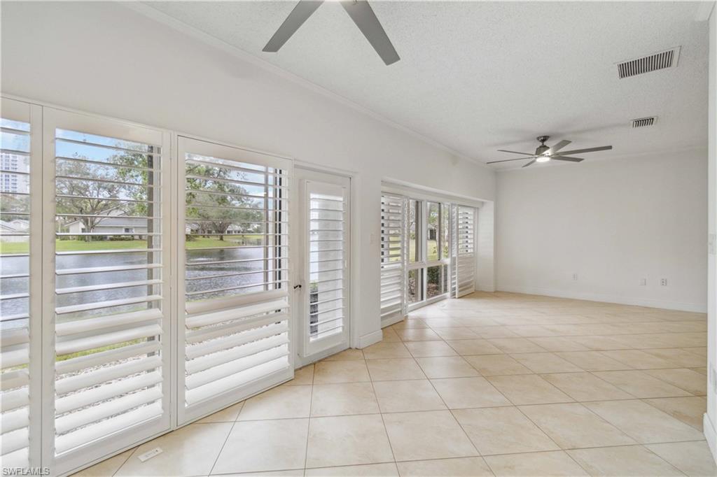 Arbor Trace is a premier destination for 55+ adults offering breathtaking coastal scenery and an active retirement lifestyle. Discover the charm of this reimagined and spacious 2BD/2BA home with an open floor plan, a fully enclosed lanai, tranquil lake views, and a private garage. The open-concept home has been tastefully updated with new wood-style tile & gleaming stainless steel kitchen appliances. Monthly condominium fees include all your utilities except property taxes and contents insurance. Situated in a prime Naples location. Arbor Trace is a premier 55+ community offering deeded condominium ownership with 100% equity and no financial or medical requirements. Residents enjoy a maintenance-free lifestyle with all utilities included in your monthly condo fee: water, electric (excluding tower), sewer, trash removal, recycling, pest control, and cable TV/Wi-Fi for all individual units. Monthly club fee includes amenities such as resort-style heated pool, fitness center, tennis/pickleball, bocce courts, golf putting green, two libraries, curated social events, and a meal plan. Benefit from comprehensive support services such as 24-hour medical monitoring, transportation to medical appointments, shopping, and group outings. Enjoy peace of mind with an onsite assisted living if you need it.