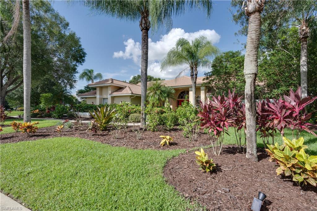 This stunning 4 bedroom, 2.5 bath property has been immaculately maintained with numerous upgrades! Walk through the expansive entry and be welcomed by a spacious living area with sliders that open to the outdoor sitting area, outdoor shower, heated pool & built in grill-perfect for entertaining guests. Fantastic curb appeal with meticulous landscaping on over a quarter of an acre lot. The Lanai is also extremely private with a fenced in backyard. There is a transferable home warranty that comes with the sale of the home, new roof was put on in 2014, all of the bathrooms have been updated, and the home offers large walk-in his & hers closets in the Master. Mahogany Run is located within Gateway Golf & Country Club, a private membership club that offers a 18-hole Tom Fazio Signature Course. Golf & Sports memberships are available but not required. Gateway has activities for every member of the family and is close to I-75, Jet Blue and Century Link Fields & SWFL Intl Airport.