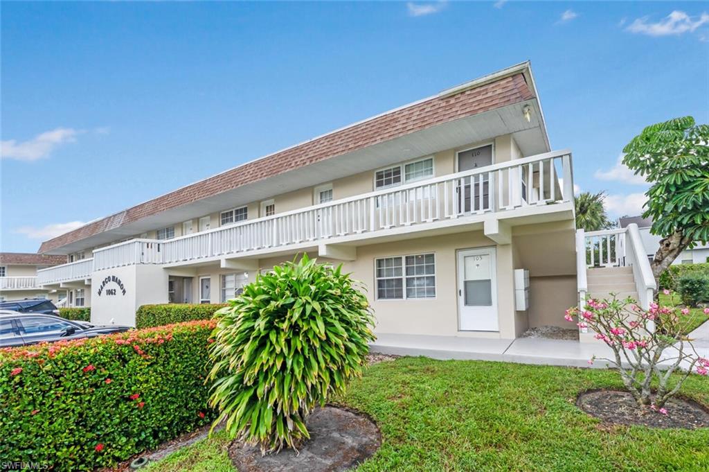 Conveniently located in the Heart of beautiful Marco Island. Two-bedroom one bath condo with large tile throughout. Located on the second floor in close proximity to shopping, restaurants (Kretch's, The Brewery, Crazy Flamingo, New Irish Pub and Sushi Thai Thai), beaches and entertainment. Large sparkling pool for your enjoyment!