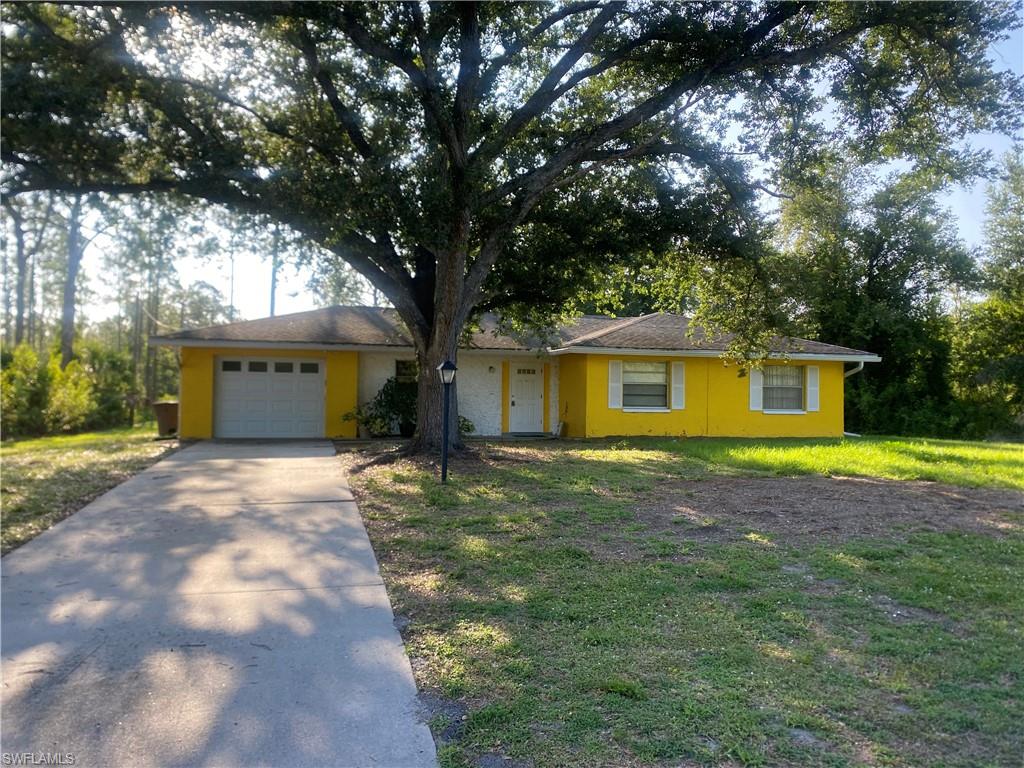 Take a look at this 3 bedroom, 2 bath, single car garage home on 1/2 an acre. The roof was replaced in 2017 & septic system in 2021. The property is fenced in and has a large shed in the backyard. No direct homes surround this property, so you feel the piece and quiet of the neighborhood. This home has been loved by one family & is waiting for a new owner to add some TLC/remodeling and make new memories.