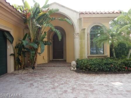 Best Value in Avila of Grey oaks for this beautiful home that is on a quiet cul de sac with a private pool and spa. Your new home features fresh paint, interior lighting, soaring ceilings, wide baseboards. The kitchen offers wood cabinetry, upgraded appliances, with granite counter tops. Each bedroom offers its own bathroom, the master bathroom offers a large soaking tub, his and hers sinks and closets. Grey Oaks is a Pet friendly gated community that also offers 3 award winning Golf Courses, 2 clubhouses, fine and casual dining, tennis, bocce, state of the art fitness center, and miles of walking paths. Avila is located within walking distance to the clubhouse. Grey Oaks is centrally located and just minutes to downtown, shopping, fine dining and some of the best beaches in the world.