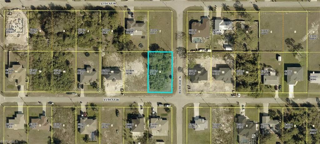 This prime corner lot offers a versatile canvas for your custom home, perfectly situated just off the Sunshine Blvd corridor in a growing residential neighborhood. The property boasts excellent accessibility and visibility, featuring the convenience of nearby power lines and access to high-speed internet to support a modern lifestyle. Located entirely outside of a designated flood zone, this homesite provides peace of mind and a solid foundation for future development. Whether you are looking to build a primary residence or secure a long-term investment, this location combines a quiet atmosphere with quick proximity to local amenities and main thoroughfares in the heart of Southwest Florida.