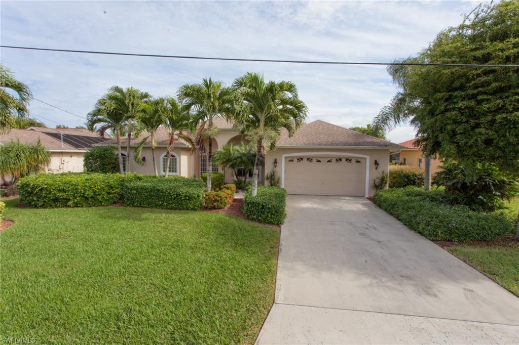 Sailboat access Pool home. Updates include, new roof,  granite counters, re-pipe &  shower glass entry in largest bath. A big family style home, beautiful entry, formal living & dining- enjoy a little privacy, split bedrooms, sliding glass doors to pool & lanai area from almost every room for waterfront/pool views. A large breakfast bar perfect for conversation & entertaining. Your breakfast table is in front of a large picture window to enjoy the sparkling pool  A built in desk area in the kitchen perfect for recipes or emails. A 4 bedroom home or 3 bedrooms (each has it's own bath), den/4th bedroom private entry, perfect for a Mother-in law-suite. The lanai area perfect to entertain, high ceilings on lanai too, plenty of room to sun on extended lanai. Inside laundry, cabinets & utility sink, central vacuum too. Mansard white new screens enclosure.  A 7,000 pound lift- water & electric at the dock Central Water, Sewer & irrigation is paid in full, sprinkler system too. Close to Marina Village where you enjoy waterfront shopping & dining without a long drive yet very private for quiet enjoyment in the neighborhood. There is a sellers disclosure and elevation certificate on file.