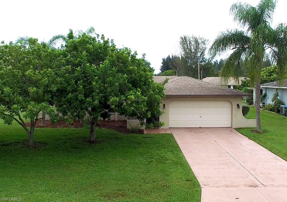 VERY NICE 3/2/2 LOCATED IN A GREAT AREA CLOSE TO CAPE CORAL HIGH SCHOOL, SHOPPING AND RESTAURANTS. ROOF WAS NEW IN 2005 AND AIR CONDITION REPLACED IN 2009. LARGE BACK YARD WITH SCREENED IN LANAI. CITY WATER AND SEWER AND ASSESSMENTS ARE PAID.