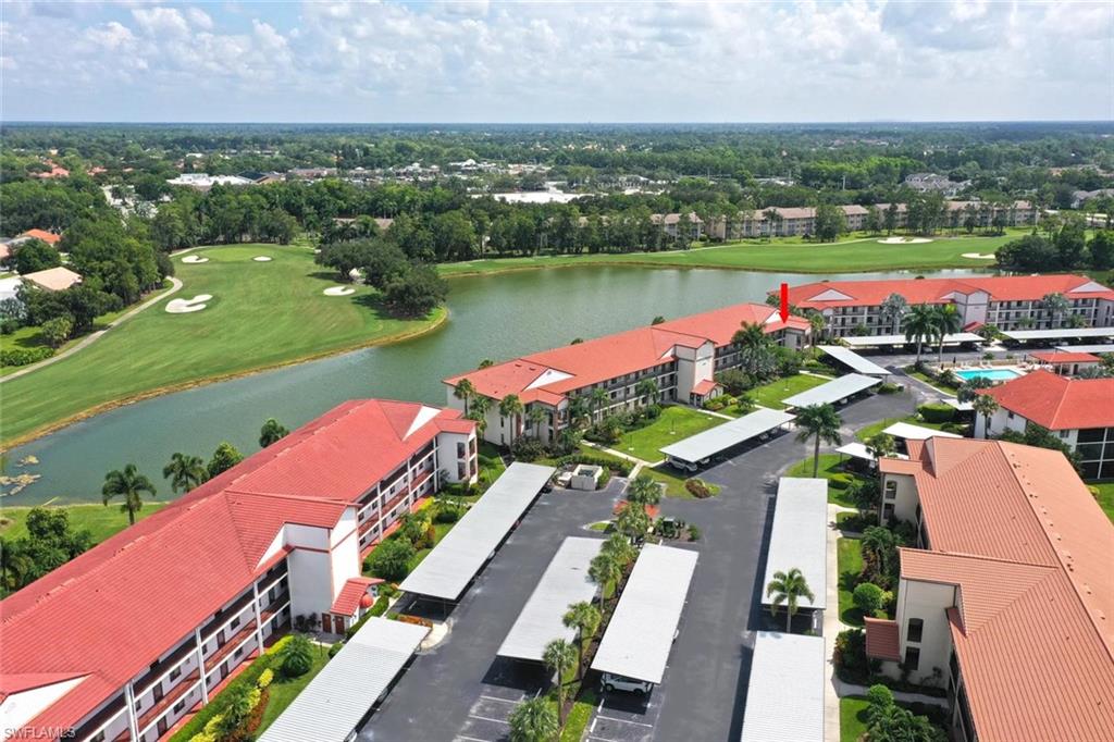 A beautiful view of the golf course, a sparkling lake and the glorious southwestern sunset will be yours in this charming 2 bedroom, two bath with full golf membeship condo in the newly renovated Countryside Golf and Country Club.  Being sold turnkey with tasteful furnishings throughout, this home also features a glassed in rear lanai to give you more space for  relaxing or entertaining.  New luxury vinyl plank flooring and all new impact windows, you will be able walk right in and make this your dream home. As an added bonus,  the assessment for club and pool renovations has already been prepaid by the sellers so that the new owners will not have to pay the assessment. There is something for everyone at Countryside..golf tennis, outdoor concerts, weekly dances, Binga, Name that Tune, wine tasting, canasta, mah jong, field trips, theme nights and so much more.   Add to this the proxiimity to major highways, shopping, fine restaurants, 5th Avenue and the glorious Gulf of Mexico, it really doesn't get any better than this!!!