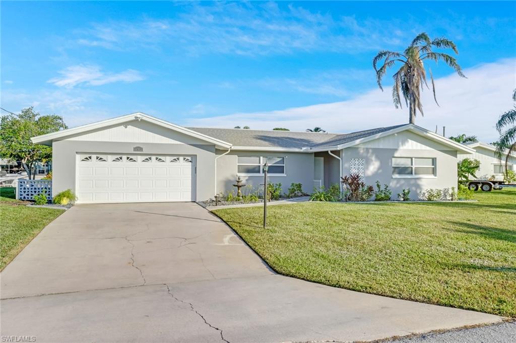 GULF ACCESS, NO BRIDGES! And better yet-- NO STORM DAMAGE! This beautifully renovated waterfront gem is situated in the up and coming Waterway Estates! PERFECT home for AirBNB, vacation home or for the resident who loves boating! Great investment opportunity to build some equity or have a successful rental. Centrally located with quick access to everything you need in Cape Coral, short drive to the bridge into Ft. Myers, and only one beer to open water by boat! NEW roof, plumbing, hot water heater, stainless steel appliances, hurricane impact windows, slider door, luxury waterproof vinyl flooring, AND MORE! Don't wait-- schedule your private showing today!