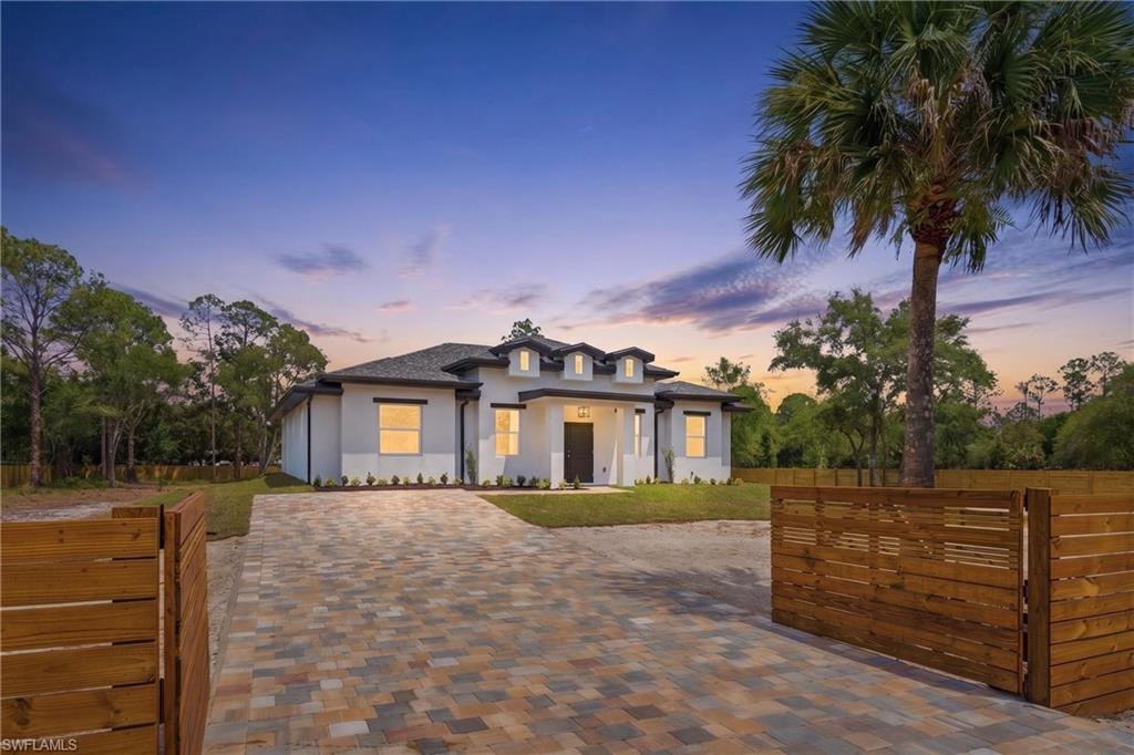 The best-priced new construction property on 1.25 acres in South Florida. This stunning 3-bedroom, 2-bath home offers 2,020 sq ft of modern living space with a bright open-concept layout, spacious kitchen, and expansive living areas perfect for entertaining. Features include MODERN DESIGN, PORCELAIN TILE FLOORING THROUGHOUT, IMPACT WINDOWS AND DOORS, and a PAVER DRIVEWAY. Situated on a full 1.25-acre lot with no HOA, offering space for animals, trucks, business, and more. Enjoy a massive CHALET-STYLE TERRACE ideal for outdoor living. Conveniently located approx. 1.5 hours from West Palm Beach and 1 hour from Miami, near Lake Okeechobee. Ideal for homeowners or investors seeking space, privacy, and value.