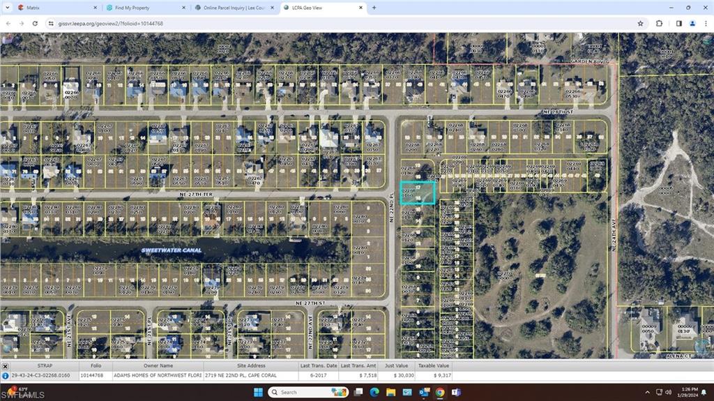CAPE CORAL - Land