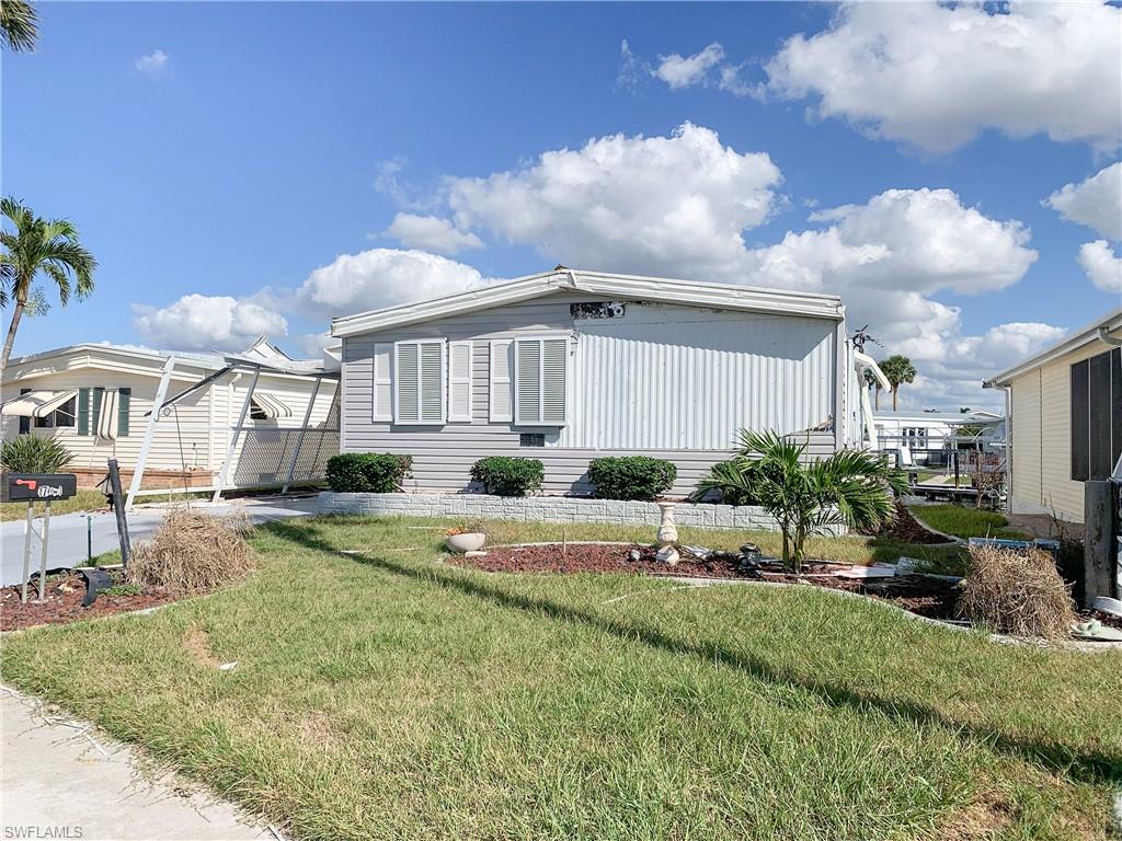 Great opportunity to own in Bayside Estates, a canal front property with access to the Gulf of Mexico! This property has a very nice composite dock and boat lift! Home is being removed by the seller, and is currently not habitable due to damage from Hurricane Ian. Bayside Estates is a 55+, manufactured home community. Lot size 50x87’. The Bayside Estates community will soon to be beautiful again! Buyers in Bayside pay a $2400 resale capital contribution fee. Bayside Estates is a highly desirable community, close to beaches, restaurants and more!