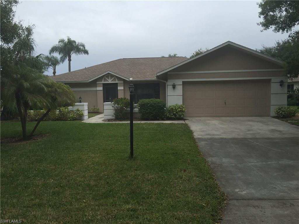 Location, Location, Location!!! This property is centrally located virtually minutes from everything... Short drive to  Gulf Coast Town center, beautiful SWFL Beaches, Schools and upscale dinning. This lakefront house backs up to a nature preserve, nothing like enjoying a cup of coffee in the morning while taking in birds, deer, otters and turtles from the extended lani Also, this property has new tile, outside has new paint, pergo wood flooring and a new A/C unit that is a month old. Don't miss out houses are going quick in this area!