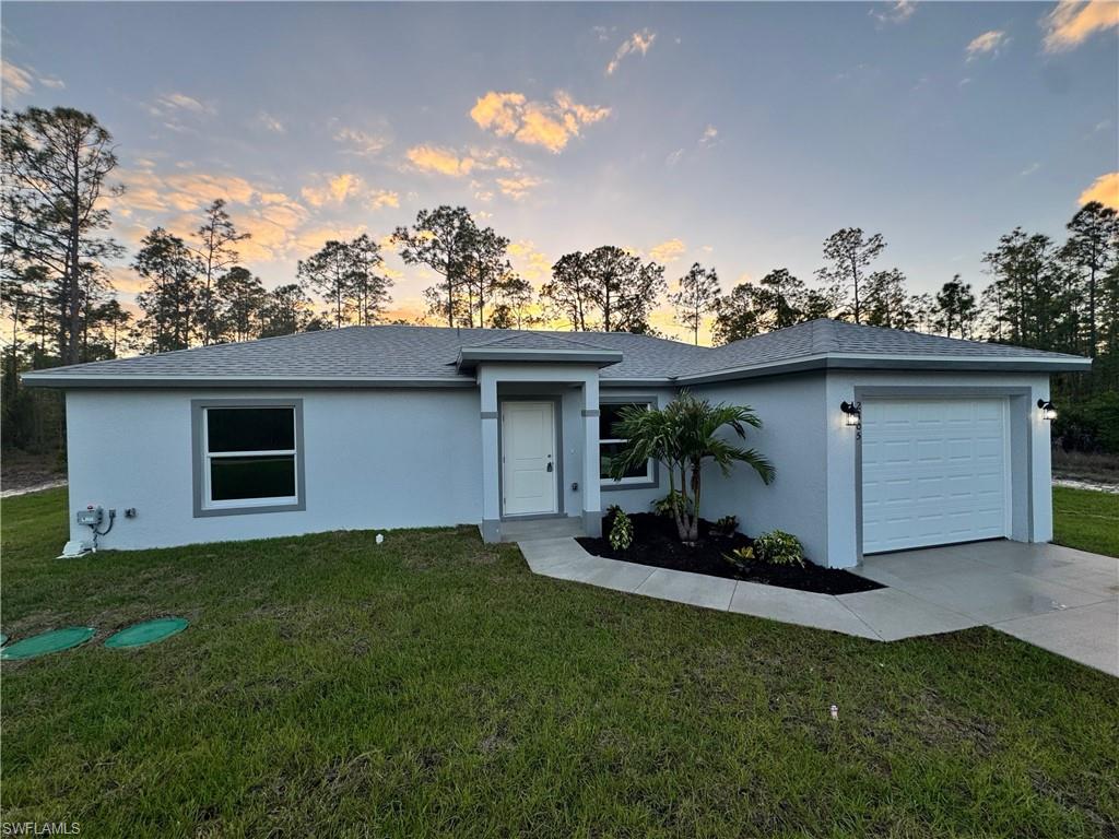 Be the first to call this beautiful 3 bedroom, 2 bathroom single-family home yours! Recently built, it features an open-concept design with a spacious kitchen overlooking the dining and living areas—perfect for gatherings and everyday living. The kitchen shines with white cabinetry, and brand-new stainless steel appliances. The large primary suite offers a relaxing retreat with closet, sink and a sleek tiled shower in the bathroom. With tile flooring throughout, Corian countertop, this home blends modern style with easy maintenance. Don’t miss the opportunity to enjoy the comfort and convenience of new construction living! The photos on the listing may be a mirrored image of another home. The appliances shown will be delivered at time of closing.