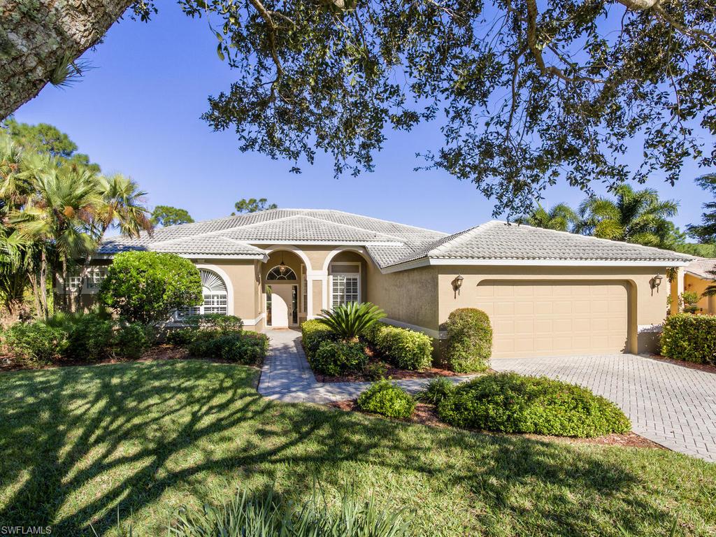 PRICE REDUCED!!! Beautiful Cedar Creek Gated Community, Fantastic central Bonita Springs location, 2,700 + square ft. under air, 3 Bedrooms + Den, 3.5 baths,  formal dining room, formal living room, over sized lot with plenty of room for children to play, Swimming Pool with Spa and large screened in pool area, paved lanai extension perfect for sun bathing, volume ceilings, split floor plan,