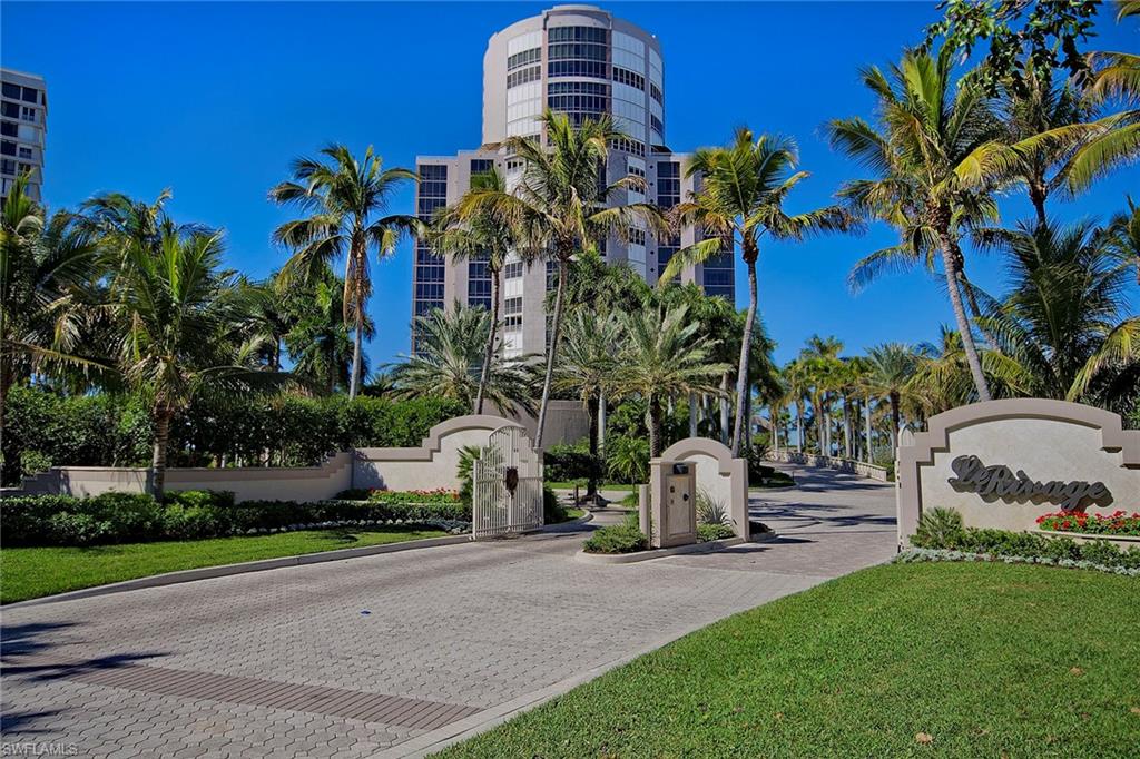 Enjoy Gulf of Mexico views to Sanibel and beyond from this ideal elevation in one of Naples' most sought-after buildings! This rarely available south residence is comprised of 6,062 square feet of sophisticated living areas with four full bedroom suites, four full and one half baths, library, great room, formal dining area and family room. Updates include a custom bar with wine storage, gourmet kitchen with a large island and butler's pantry, primary bath area with whirlpool tub and two walk-in closets. Estate Eleven South boasts three lanais (two with Gulf views and one with a bay view), custom millwork and stone floors throughout. Building specifications include floor-to-ceiling walls of glass, 10-foot ceilings, 8-foot doors, gas cooking, a water detection system and more. Le Rivage offers the complete luxury lifestyle, with unmatched amenities that include 24-hour front desk attendant, saline pool and spa, completely renovated lobby level including social room with full catering kitchen, top-notch fitness room, two Gulf-view guest suites, three parking spaces, plus air-conditioned and beach storage.