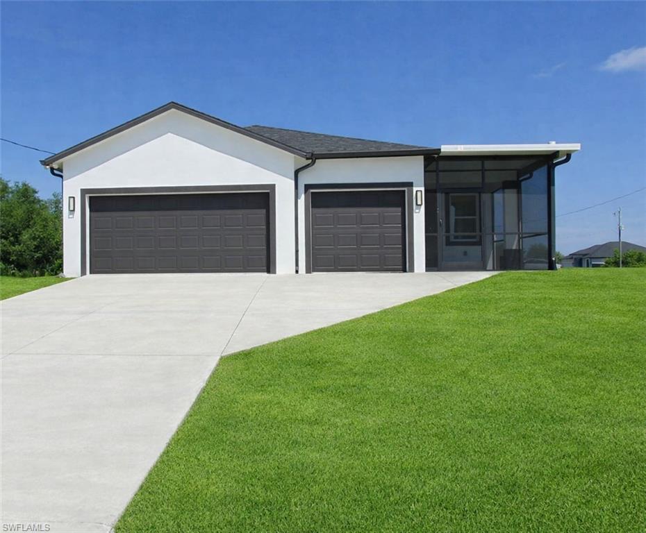 Welcome to this beautifully built 2023 concrete block home offering 4 bedrooms plus a den and 2 bathrooms on an oversized 0.29± acre corner lot in desirable Port LaBelle. Originally designed with a 3-car garage, the garage space has been converted into additional under-air living space, creating a flexible floor plan ideal for extra bedrooms, a home office, playroom, gym, or media room. Interior recently completely painted.

The open-concept main living area features high ceilings, abundant natural light, and durable laminate flooring throughout. The spacious kitchen offers stainless steel appliances, ample cabinetry, a pantry, stylish backsplash, and a large island overlooking the living and dining areas—perfect for entertaining or everyday living.

The primary suite includes dual sinks, a walk-in shower, and generous closet space. Additional features include impact-resistant windows and doors, indoor laundry, public water with septic, and no HOA. The oversized corner lot provides plenty of room for a pool, workshop, outdoor entertaining, or simply enjoying the extra yard space.

Conveniently located just minutes from downtown LaBelle, schools, shopping, restaurants, and with easy access to Fort Myers and Florida’s east coast, this versatile, move-in-ready home offers modern construction, flexible living space, and endless possibilities. Schedule your private showing today!