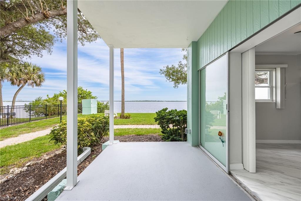 Riverfront living and downtown convenience all in one. This remodeled 2-bedroom, 1-bath condo offers a peaceful Fort Myers setting with beautiful views of the Caloosahatchee River right from your porch. Inside, the home has been thoughtfully updated with a refreshed interior, new appliances, and a new water heater, creating a move-in ready space that feels bright, comfortable, and easy to maintain. Enjoy access to the renovated community dock, the perfect place for morning coffee, sunset views, fishing, or watching the boats go by. Just minutes from downtown Fort Myers, you’ll have easy access to local dining, shopping, entertainment, parks, and waterfront events while still coming home to a quiet riverfront retreat. This condo is a great option for a full-time home, seasonal getaway, or low-maintenance Southwest Florida escape.