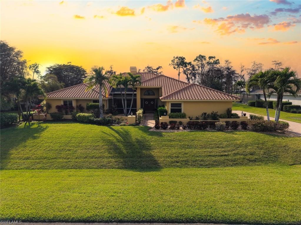 Pride of ownership throughout. This 3 bedroom, 3.5 bath, plus den boasts over 4,000 sq ft under air. Bright, light, and airy with soaring ceilings in most living space. Deluxe pool - patio area is ideal for large gatherings. Pool features a waterfall & spa. Pool area has travertine pavers, deluxe outdoor kitchen, and a pool bath. As a bonus, seller is willing to leave quality pool area furniture. Both formal and casual dining space. Kitchen features stainless steel appliances. there are two atriums for plant lovers. Utility room offers extra storage. Garage has room for two cars and 2 golf carts. Two fireplaces - never used. Floors are porcelain. This home is a showplace! MANDATORY EQUITY MEMBERSHIP FEE OF $115,000 DUE AT CLOSING. ADDITIONAL MONTHLY FEES APPLY.