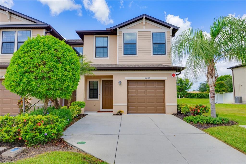 Welcome to the highly desirable Portico community, where this beautifully maintained end-unit townhouse presents one of the best values currently available in the neighborhood. Offering 3 bedrooms, 2.5 bathrooms, and 1,442 square feet of thoughtfully designed living space, this home combines modern comfort, functionality, and style. The open-concept floor plan is enhanced by abundant natural light, a unique advantage of its end-unit location. The well-appointed kitchen features stainless steel appliances, white cabinetry, and elegant quartz countertops, creating an inviting space for everyday living and entertaining. A half-bath located downstairs adds functionality and convenience to the main living area. Upstairs, all three bedrooms are conveniently located along with a dedicated laundry room for added ease. The spacious primary suite provides a relaxing retreat, while the secondary bedrooms offer versatility for family members, guests, or a home office. Adequately designed for today's lifestyle, the home includes smart-home features such as a Ring doorbell, app-controlled garage door, and smart thermostat. The private fenced backyard is perfect for pets, outdoor dining, or simply unwinding at the end of the day. An attached one-car garage provides additional storage and convenience. Residents of Portico enjoy access to exceptional resort-style amenities, including a community pool, fitness center, tennis and pickleball courts, basketball court, and playground. This property is ideally located with quick access to I-75, minutes from shopping, dining, entertainment, and all that Southwest Florida has to offer. Additionally, this community sits in close proximity to several top-rated public, semi-private and private golf courses where you can play or hold memberships. Don't miss this opportunity to own one of the most competitively priced townhomes in Portico. ASSUMABLE VA LOAN AVAILABLE FOR QUALIFIED VETERAN BUYERS SEEKING TO PRESERVE THE SELLER'S ENTITLEMENT!
