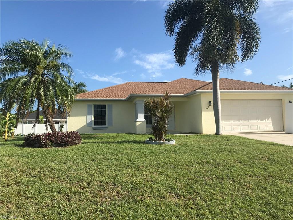 Peace and Quiet in Gator Circle! Welcome home to 1427 NE 43rd Lane, where comfort and convenience come together. This inviting home features 3 bedrooms, 2 bathrooms, plus a versatile den—perfect for a home office, playroom, or additional living space.

Enjoy your morning coffee or unwind in the evening on the spacious screened lanai, providing the perfect setting for year-round outdoor living.

Located in the desirable Gator Circle area, you'll enjoy a peaceful neighborhood while being just 10–15 minutes from Del Prado Boulevard and US-41, offering easy access to shopping, dining, schools, and everyday conveniences.

Don't miss the opportunity to make this wonderful home yours. Call today to schedule your private showing!

Front door being replaced