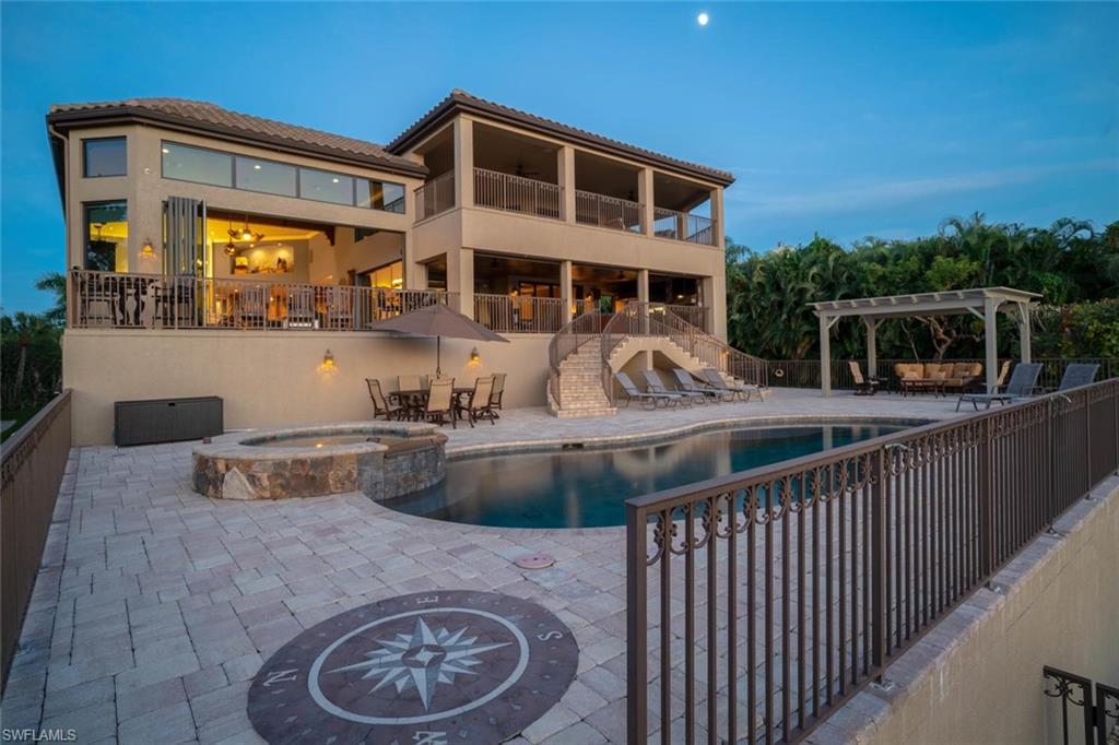 H.13901 - Chateaux Sur Mer - "Castle by the Sea" Exceptional new construction luxury home in the ideal beachfront setting. Oversized lot measures 130 feet of prime beach frontage which allows the home to offer direct Gulf of Mexico views and sunset vistas from almost every room. Premier construction qualities and craftsmanship are evident throughout. Designed with family and entertaining in mind, this luxury home boasts five bedroom suites, outdoor kitchen/fireplace, full wet bar, elevator, elevated pool with hot tub all overlooking the most private stretch of beach Sanibel has to offer.