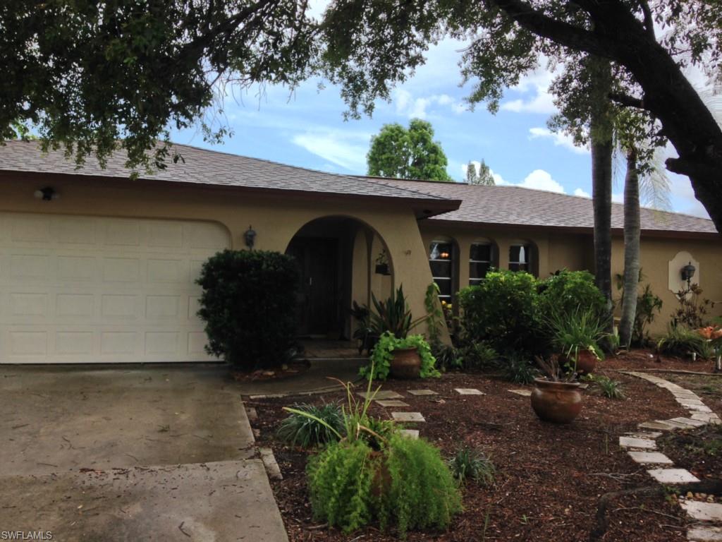 A lovely single family pool home in south Cape Coral. A comfortable split floor plan with 3 spacious bedrooms and 2 full baths. New roof was put on in 2011. Home has been meticulously cared for and maintained. All flooring is 20 inch porcelain tile and hard wood in the bedrooms. This highly sought after area of Cape Coral is conveniently located to Veteran's PKWY and the bridge to Fort Myers - enjoy the best of Cape Coral and Ft Myers within minutes!