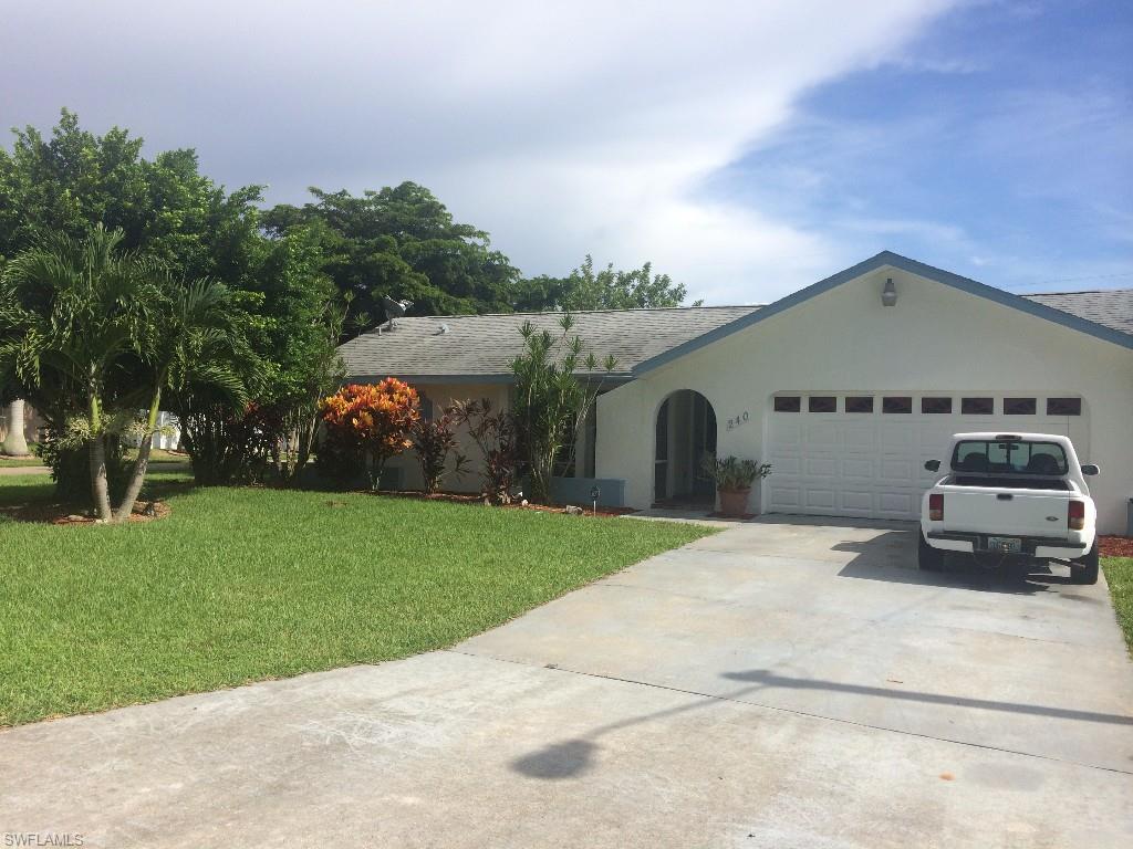 Super fantastic opportunity to make this almost completely remodeled home, your HOME!!Located in a great neighborhood, central location to shopping, parks, restaurants and offices. This beautiful Southern exposure home sits on a over sized corner lot with lush trees, floritam grass with sprinklers, completely fenced in, with a super spacious backyard for family gatherings. Inside the split floor plan you will discover 20x20 porcelain tile, wood like laminate flooring, fresh paint, a gorgeous new kitchen with level 4 granite, mosaic tile back splash, soft close custom cherry wood cabinets and pass thru bar to the huge Florida room/lanai with Florida vinyl windows. The master bedroom is large with an en suite with extensive use of tile and stone with a gorgeous vessel sink. The guest bath also has level 4 granite. A/C 2 yrs,hot water heater 3 yrs, new 200 amp electrical box, re-plumbed with CPVC, Sony Surround Sound and Security Camera System with recorder all stay with this home.The front door is Impact resistant with leaded glass. A bonus to the backyard is a 12x12 workshop, playroom or office complete with A/C. This home is a MUST see to appreciate.Shows much larger than pictures.