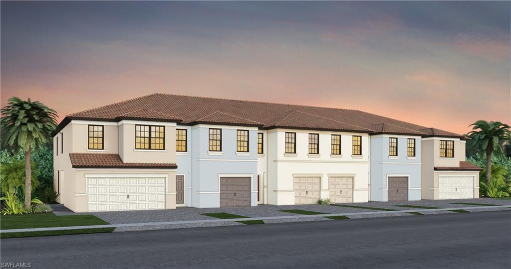 The Rowan is a beautiful brand new 3 bed, 2 1/2 bath, 2 car garage townhome by Centex in the established highly desired Coral Lakes Community. This home boast Quartz countertops and white cabinetry throughout the home. 18x18 ceramic tile downstairs and in the wet areas upstairs. This split bedroom floor plan offers spacious bedrooms, tiled showers and a dual sink vanity in the owner's suite and Stainless Steel Whirlpool kitchen appliances. Enjoy the views from the covered Lanai overlooking the beautiful Florida skys! Steps away from pool #1 makes it convenient for some R&R. There is an additional pool, volleyball, fitness center, playground, tennis and more! Hurry up, you don't want to miss this opportunity!