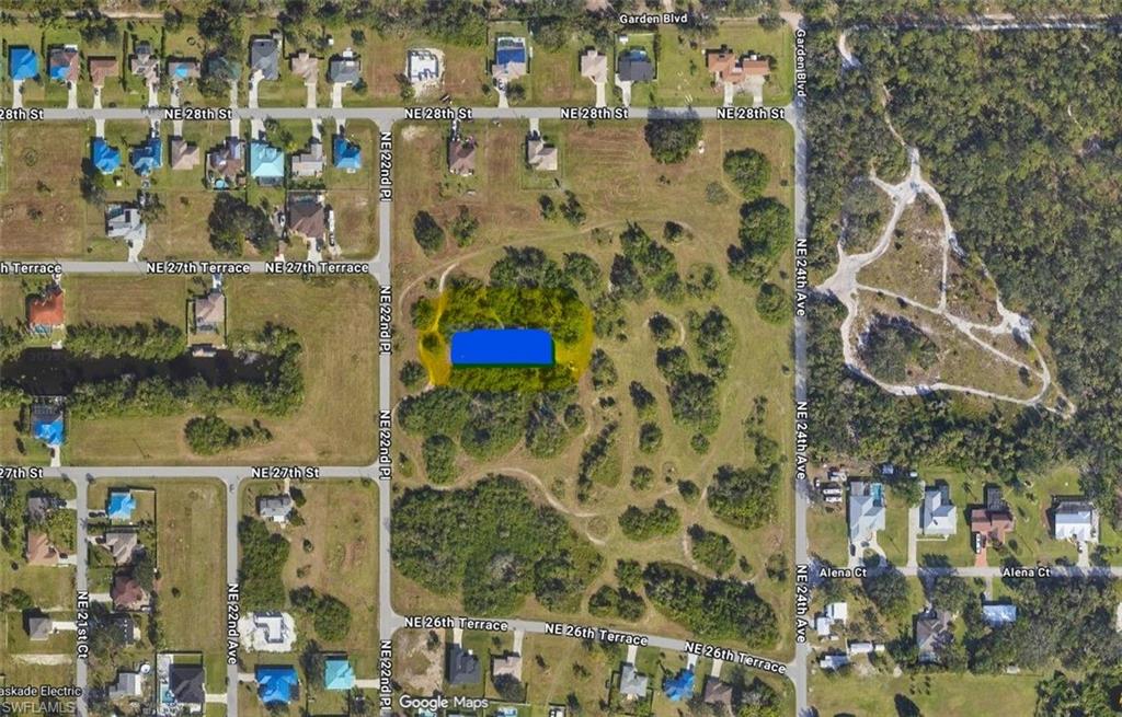 Investor Opportunity – North Cape Coral Commercial Lot. NOTE: This lot has no road access, and is not big enough to construct a single family standard Cape Coral home.  You would need to buy a lot next to it, and join the 2 lots legally.  This should be viewed as a buy and hold investment, as that area is commercial. If the city, or a developer wants to build something large in that area, they will need to purchase each lot. Contact the city of Cape Coral to educate yourself on any requirements that you will need to understand before inquiring about this lot, or making an offer, if your plan is to build.  If this is merely an investment, write a full price offer, as it is priced accordingly.  
Seize this rare chance to own a commercial parcel in the fast-growing North Cape Coral corridor. While road access is not yet established, the surrounding area is positioned for major future development. This property offers tremendous long-term potential for investors looking to secure land before large-scale expansion arrives. A strategic “buy and hold” opportunity—perfect for those with vision to watch their investment grow as the area continues to evolve.