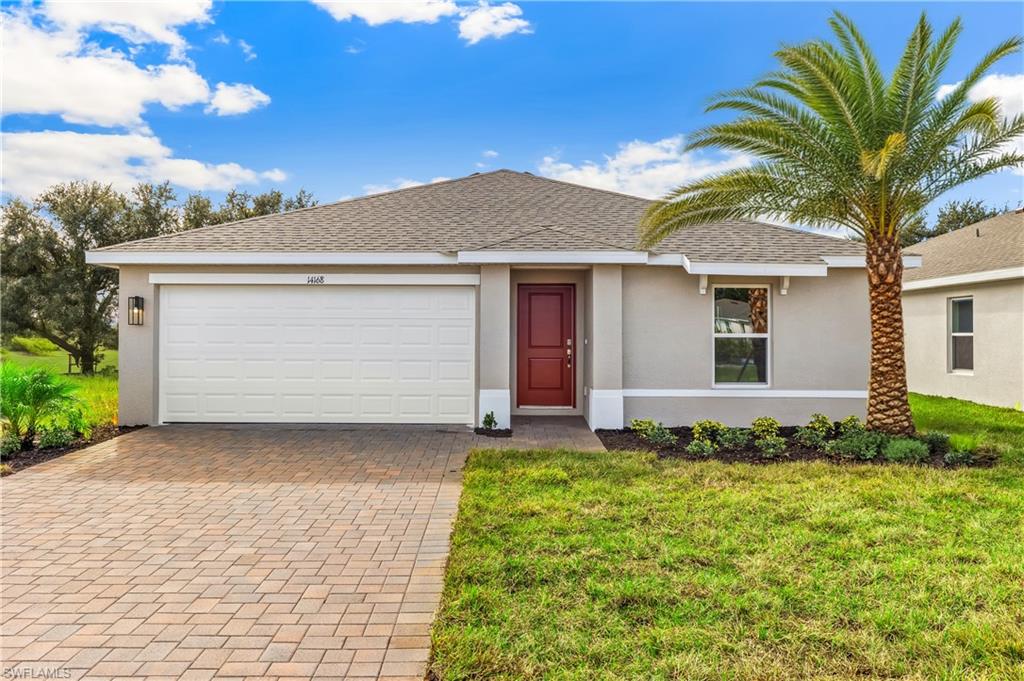 Discover this spacious 4-bedroom, 2-bath home with a 2-car garage, offering modern design and comfortable living. The thoughtfully designed floor plan provides generous living space, ideal for families or guests. Features include water view. Conveniently located near Mirror Lakes Elementary School, Harns Marsh Middle School, and East Lee County High School, with close proximity to a neighborhood park and green space perfect for outdoor enjoyment and daily walks, as well as Veterans Park and Recreation Center, featuring sports courts, walking trails, and family amenities. Residents also benefit from easy access to shopping and dining along Lee Blvd and the beaches, offering a balance of peaceful residential living and Southwest Florida's coastal lifestyle.
