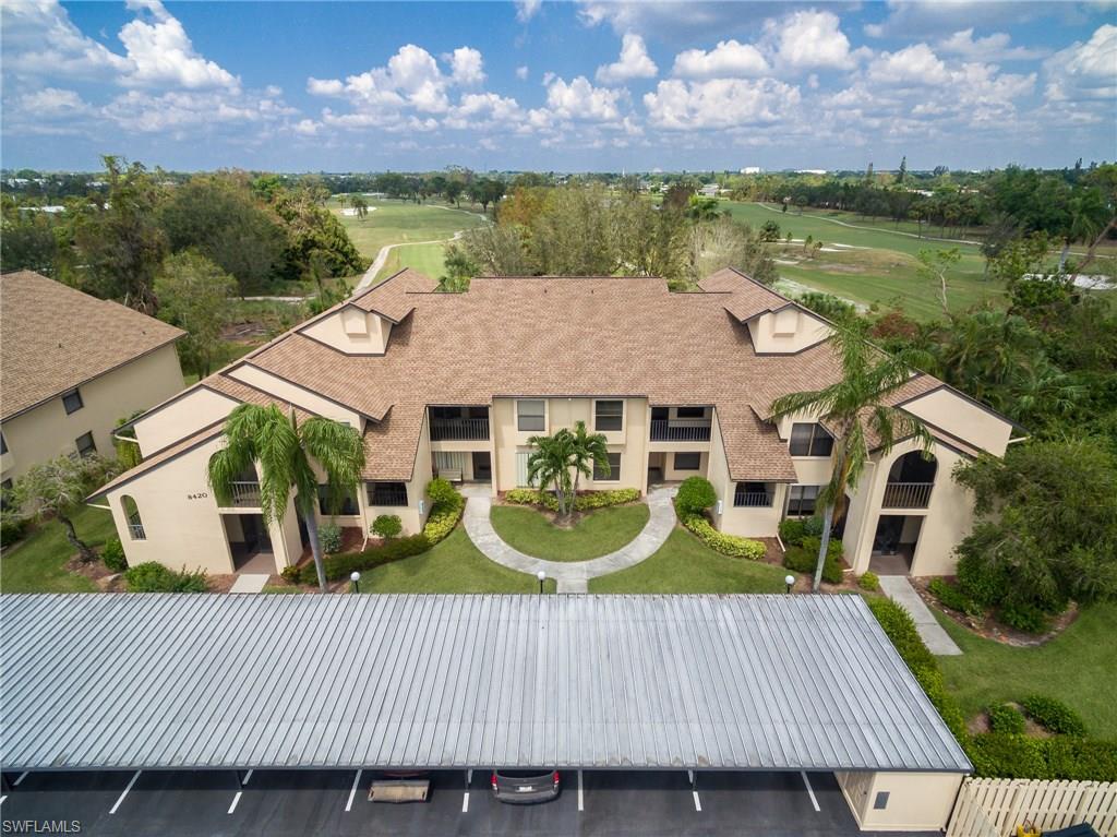 Unbeatable location! Located in the Club at Crystal Lake, this 2nd floor unit has been freshly painted from the soaring cathedral ceilings to baseboards and features 2beds/2baths and a bonus area that can be used as a den or study. This unit boasts wood laminate in the main living area and carpet in the spacious bedrooms. Relax and enjoy the golf course view from your large lanai. Storm shutters provide protection on the lanai and large impact glass window at the north side of the property. Unit comes with a covered parking spot, washer and dryer on the lanai, and a private storage area. It’s easy to stay active when you live in "the Club"- take a swim in one of the two community swimming pools, play a game of tennis on the courts directly adjacent to your unit, go for a stroll on the walking path that surrounds the lake, or hop on your bike and go for a ride in nearby Lakes Park or on the miles of bike paths along Summerlin. A perfect location that’s just off the beaten path, providing quiet privacy while still being close to the many amenities of the area including Lakes Park, beaches, shopping and restaurants.  This is a perfect winter retreat so schedule your showing today!