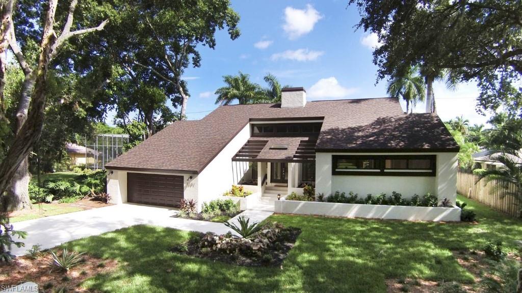 YOU MUST SEE THIS AMAZING FORT MYERS RIVER DISTRICT FULLY REMODELED EXECUTIVE HOME! This Luxury 3 Bedroom/2 Bath Pool Home Has Banyan Trees And It's Just Off Of The Caloosahatchee River. New Travertine Floors Greet You In The Foyer And Take You To The Island Kitchen With New Real Wood Cabinets, Granite Counters, Tile Backsplashes, Skylight, Stainless Steel Appliances And An Entertainment Buffet With A Sink & Wine Cooler! The Dining Area Leads To A Beautiful Side Deck And To The Fenced Pool Area With Pavers. The Living Room Has A Fire Place W/Mantle, New Carpeting, Art Niches, And A Vaulted Wood Ceiling! Glass Sliders Open Up To The Private Home Office With New Wood Grain Tile, Skylights, And Access To A 2nd Brand New Private Rear Deck. The Large Master Suite Has An Oversized Closet (With Separate Shoe Closet) Along With Double Sliders That Open To The Rear Deck. The Master Bath Has A Brand New Double Headed Glass Shower, Dual Sinks, Granite Counters, New Cabinets, Custom Mirrors, And Glass Block Windows. Other Upgrades Include; New Roof, New AC Equip, New Stackable Full Sized Washer/Dryer, New Landscaping, New Sprinklers, And An Oversized 2 Car Resurfaced Garage With Extra Storage!