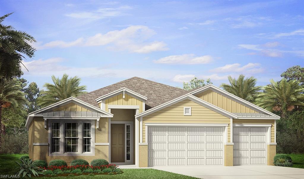 Under Construction. This beautiful Destin 3 car Plan is being offered in Bonita Springs hottest community Seasons at Bonita! This 3 bedroom plus den, three bath home sits on Eastern gorgeous lakefront homesite. Relax on your lanai enjoy our stunning sunrises over the lake. This home features stunning  42 inch soft close cabinets in the kitchen complimented with molding and under cabinet lighting. All the stainless steel appliances, quartz countertops and so much more. Seasons is a pet friendly community featuring two dog parks, a resort style pool with lap lanes, white sandy beach to relax on the hammocks, tennis, bocce, fitness and pickleball are all ready to be played on.