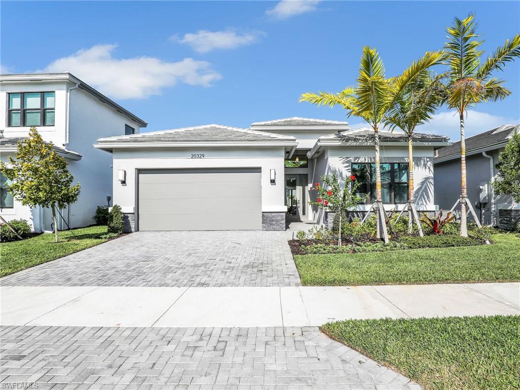 3 bedrooms plus a den available in Rivercreek. This home is like new and comes unfurnished. Just under 2200 square feet of living space, the home features a lake view, large open kitchen and great room, large tile in all the common areas. Kitchen has quartz counter tops, and stainless steel appliances. Owner is pet friendly and this home is available now!
