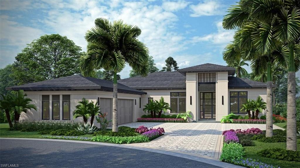 CURRENTLY UNDER CONSTRUCTION DUE FOR COMPLETITION LATE SUMMER 2021. PHOTO IS A RENDERING ONLY. **Includes exclusive opportunity to purchase a Mediterra GOLF MEMBERSHIP without the delay of what otherwise is approximately a TWO-YEAR plus waiting list** The Pembrook Model has an open concept floor plan that features a spacious great room, gourmet-inspired kitchen with adjoining dining room that leads you to a covered lanai. The home includes a bonus room that features zero-corner pocket sliding glass doors that go out to the home’s expansive covered outdoor living and dining area, fully-equipped outdoor kitchen and custom-designed pool and raised spa. The Master suite features spacious dual walk-in closets and a glass door assembly that leads to the pool terrace along with luxurious master bathroom featuring dual vanities, freestanding soaking tub and shower.
With designer features and finishes selected by London Bay Homes Selection Studio team, this home awaits interior design to reflect the personality of the homeowner