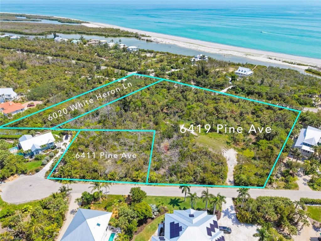 Rare opportunity to own three adjoining vacant lots on beautiful Sanibel Island being sold together for a combined 5.15 acres. This unique offering provides exceptional privacy, flexibility, and endless possibilities to create a luxury island estate, family compound, or investment retreat. All three parcels abut one another, offering a large contiguous homesite rarely available on Sanibel. Enjoy Gulf access for boating, kayaking, paddleboarding, and fishing, with the convenience of reaching open water right from your property. Located near Sanibel’s world-renowned beaches, you’ll be just minutes from white sand shores, breathtaking sunsets, dining, shopping, bike paths, and nature preserves. Whether you are seeking a private waterfront sanctuary or future development potential, this extraordinary property is a one-of-a-kind island opportunity.
