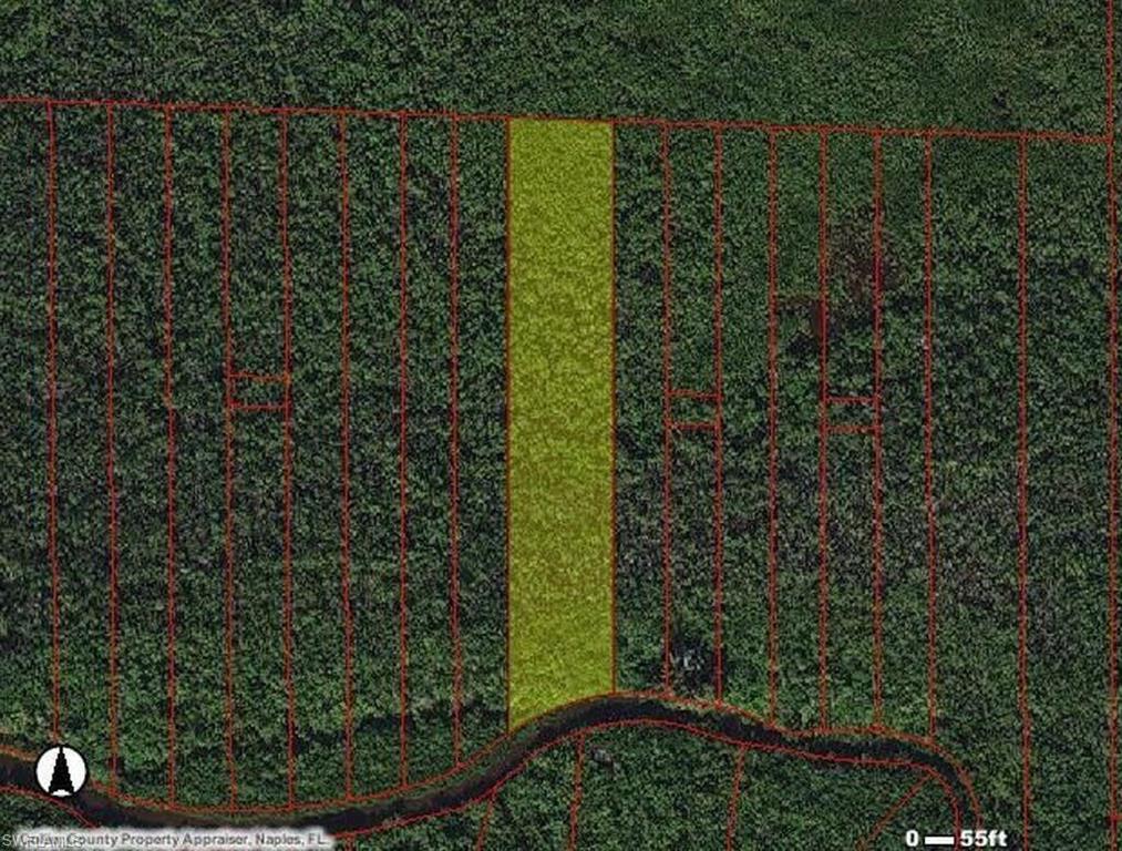 3.97 Acres of land located on a tropical creek with indirect access to the Gulf of Mexico. Perfect for boating, fishing and hunting. No HOA fees. No ground access.