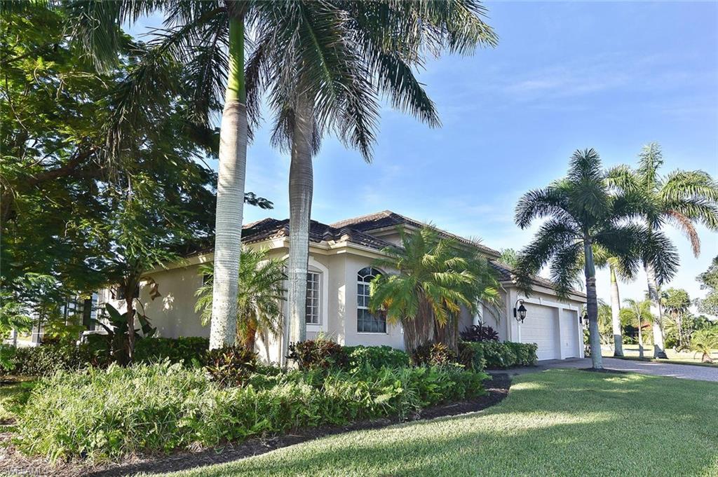 This beautiful home has it all!  Southern Exposure, fantastic water view down the length of the canal, easy access for the boater, only 1 bridge with approx. 10' clearance and 4 miles to Matlacha Pass, plus a 10,000 lb boat lift, heated pool (solar and electric), AC only 2 years old with transferable maintenance agreement, Tile Roof, Whole House RO System, large Royal Palms, washer, dryer, dishwasher only 2 years old, brand new pool pump and so much more.  This home has 3 bedrooms with each bedroom having it's own bath.  The kitchen is open for easy entertaining and the 90 degree sliders to truly bring the outdoors in.  Volume ceilings, open floor plan, plenty of space and lots of storage including the 3 car garage and a view from every room.  This lovely home is also near the Seven Islands project that will do nothing but increase the value.  What more can you ask for?