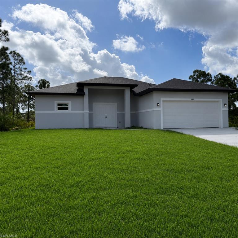 Available immediately for annual rent, this brand-new 2026 construction in Lehigh Acres offers modern living in a peaceful setting. Never lived in, the home features 3 bedrooms, 2 bathrooms, and nearly 1,600 sq ft of thoughtfully designed living space. The open-concept layout showcases a spacious kitchen with a large island—ideal for cooking, gathering, and entertaining. Situated on a 10,000 sq ft lot, the property provides generous outdoor space while maintaining convenient access to local amenities. Additional highlights include Laundry room, Two-car attached garage, Bright, modern finishes throughout A perfect opportunity for anyone seeking a fresh, move-in-ready home in a growing community.