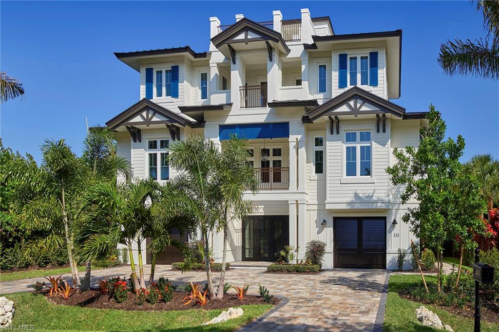 Today’s luxury homebuyers want reality, not promises. They want something that is truly special and ready to enjoy today. That is exactly what this brand new, 2020-built, Hideaway Beach home has to offer. This Marco Island retreat is located across the street from the beach, and presents an elegant design of coastal sophistication and casual barefoot living with beautiful wood flooring, an open great room style floor plan that spans over 4,800 air-conditioned square feet on three levels, nearly 13’ ceilings, and a clean and crisp color palette. Offering five spacious bedrooms, plus den, five baths and two half baths, elevator, incredible island-kitchen with gas range, upper-level recreational room with kitchenette/wet-bar, and more. Quiet reflection or entertaining can be found on the spacious lanai with pool/spa, second-floor terrace with Gulf views, or third-floor sunset deck where one can enjoy incredible views of the beach, Gulf, preserve and sunsets. Huge garage for 6+ cars. Located in the prestigious gated community of Hideaway Beach where you can enjoy resort-style amenities year-round. Over 2 miles of beach, nine-hole golf, fitness center, formal/informal dining, and more!