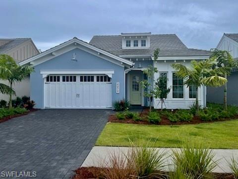 Picture yourself in this 2022 New Construction "Gardenia" coastal luxury home by Minto still under warranty within the guard-gated highly coveted Isles of Collier Preserve. On a beautiful nature lovers lot with private large custom pool with cascading waterfalls & screened lanai. The stunning light & bright interior features a spacious great room, gourmet kitchen with a large center island, generous cabinets & counter space.  The sumptuous owners’ suite features 2 walk-in closets, dual vanities and a luxurious walk-in shower.  Additional bedrooms include lovely appointments & available furnishings. The home features high tray ceilings, plantation shutters, 24 inch Carrera porcelain tile flooring thru-out, crown molding & trim, high-end fixtures & ceiling fans & outdoor kitchen with built-in grill, sink & fridge and so much more! Enjoy resort style amenities with a spectacular clubhouse, amazing pools, 8 miles of nature trails, an expansive exercise facility, sauna, Bocce ball, tennis & pickleball, paddle boards & kayaks.  Relax at the exclusive waterside Overlook Bar & Grill for lunch, dinner or poolside delights. Just 5 miles to historic downtown 5th Avenue & the Gulf Beaches!