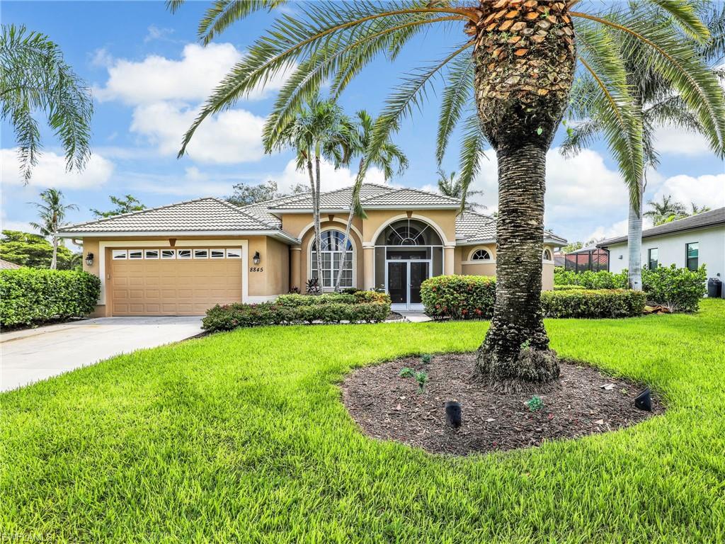 PLAYERS CLUB AVAILABLE WITH THIS PROPERTY! AVAILABLE FROM AUGUST TO DECEMBER 2026 FOR $6000 - $8000 PER MONTH.  AVAILABLE APRIL, MAY, JUNE AND JULY 2027 FOR $6000 - $8000 PER MONTH. This stunning Lely Resort single family home offers nearly 2,400 square feet of thoughtfully remodeled living space, well-suited for comfort and convenience. With three spacious bedrooms, including a serene primary bedroom, and two modern bathrooms, this home checks all the boxes. The open layout features tall ceilings and a beautifully updated kitchen, ideal for both everyday use and entertaining guests. Step outside to enjoy a private outdoor oasis—complete with a pool, relaxing jacuzzi, and a full outdoor kitchen that just might make you the most popular host on the block. A generous two-car garage provides ample storage, and the sweeping lake view delivers peaceful sights from sunrise to sunset. Whether you're a morning coffee-on-the-patio type or prefer evening dips in the pool under starry skies, this home adapts to your lifestyle. Conveniently located near everything you need—Publix Super Market is just over half a mile away, while nearby dining, parks, and shopping options make daily errands a breeze. The beach? Only 15 minutes or less to the white sands of Naples or Marco Island. Downtown 5th Avenue is a short 12-minute drive away, perfect for Sunday brunch or a spontaneous night out.