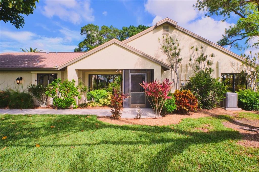 As soon as you arrive at this beautiful property, you'll be welcomed by lush landscaping, mature trees, and stunning golf course views. Perfectly situated along the 6th hole, this home offers the opportunity to enjoy watching golfers throughout the day—or join in yourself. Included with the property are two golf memberships, providing unlimited golf as part of the HOA fees.

Located in the highly desirable Seven Lakes Golf & Tennis Community, residents enjoy an abundance of amenities in one of Fort Myers' most established and sought-after 55+ communities.

This spacious home features two primary suites, each with its own private ensuite bath, plus a convenient half bath for guests. The welcoming entryway opens to a large living room, Florida room, and formal dining area, creating an ideal space for entertaining and everyday living.

Relax on the screened lanai overlooking the golf course, where you can enjoy peaceful evenings surrounded by nature, wildlife, and beautiful views. The well-appointed kitchen offers ample cabinetry and a charming window above the sink with views of the park-like side yard.

Additional features include a one-car garage, extended driveway, golf cart parking, and laundry area. Offered turnkey furnished, this home is move-in ready and waiting for you to start enjoying the Florida lifestyle.

Conveniently located near shopping, dining, and entertainment, you'll have countless options for recreation and leisure just minutes from your doorstep.

Don't miss this opportunity to own a golf course home in the premier Seven Lakes Golf & Tennis Community and experience resort-style living every day.