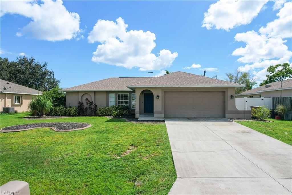 This would be a perfect starter home or rental property. Centrally located near shopping, schools, restaurants and fast access to Fort Myers. The screened lanai off the kitchen, which is perfect for your morning coffee or entertaining. Brand new roof replaced January of 2022. Condensing Unit 2013, Air Handle 2014, Water Heater 2014, and built in 2004. Fence came down during storm will not be replaced. All Assessments are paid and in! Don't miss out on this great opportunity! Agents please remarks.