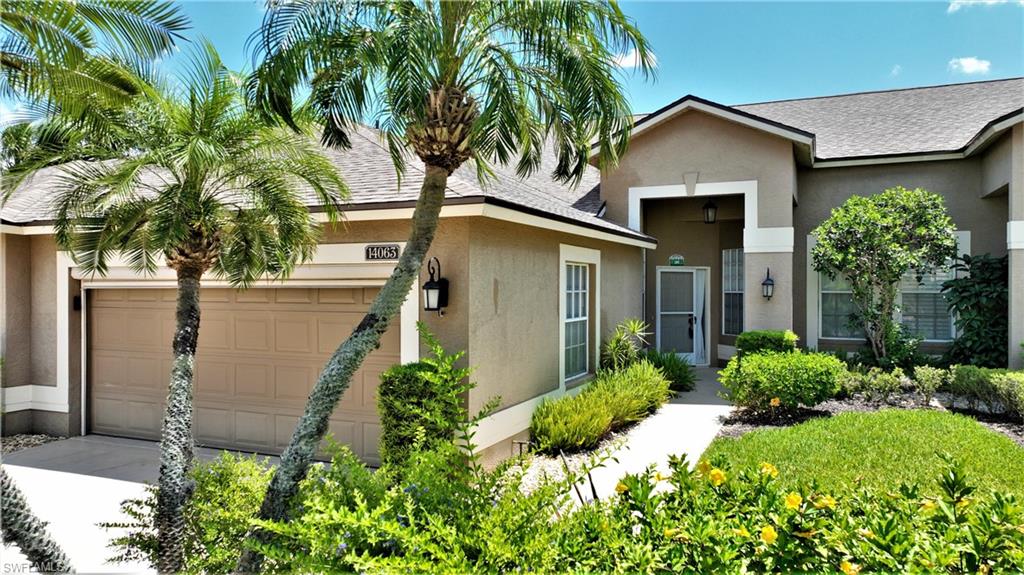 This lovely 2 bedroom, 2 bath plus den villa could be yours.  Enjoy your morning coffee on the extended back screened lanai and watch the golfers coming down the fairway on hole #2.  This home is being sold Turnkey, so it’s all ready for you to move right in!  Olde Hickory is a private, bundled golf community with only 561 doors, so no problems with the tee times, even in season.  Along with golf, Olde Hickory offers a beautiful, recently renovated clubhouse with bar and dining.  Pickleball, Tennis, state of the art work out center, large community pool and smaller Villa association pool. Olde Hickory has it all.  Great location off of Daniels, its close to I75, the airport, shopping, dining, Jetblue and Hammond Stadiums and the beaches.