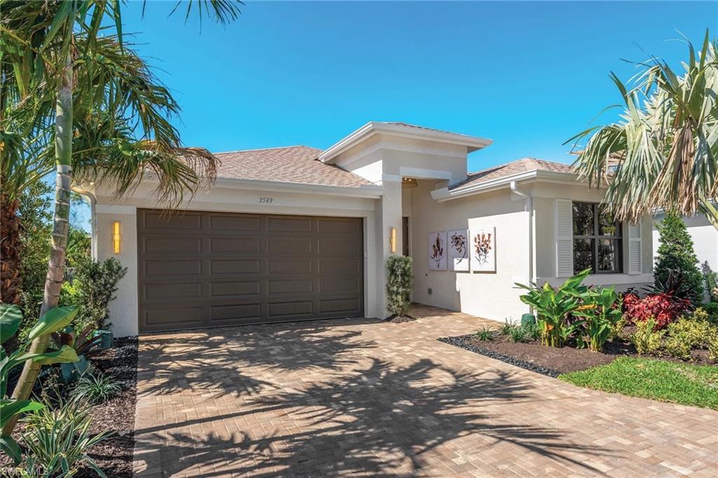 Welcome to Valencia Harbor, a premier 55+ community with no CDD where luxury meets lifestyle in a setting designed for vibrant living! This “Exuma” Floorplan is a truly unique home! COMPLETION DATE NOVEMBER/DECEMBER 2026! This exceptional 2-bedroom, 2-bath home with Den and great room offers 1,844 sq ft under air, and a 2-car garage. From the moment you enter through the door into a spacious foyer, you'll appreciate the open-concept floorplan, impact windows and doors, and upgraded paint throughout. The chef-inspired kitchen and baths feature elegant quartz countertops. The primary suite is a true retreat with two large walk-in closets and dual vanities. With tons of high-end upgrades already planned, this home is ready for a smooth and effortless transition. Nestled in a resort-style community with sparkling pools, a gourmet restaurant, racquet club with Pro Shop, and a full-time lifestyle director coordinating fitness classes, social events, and more, Valencia Harbor is not just a place to live—it’s where the good life truly begins. *Pictures are of the Model and are to be used as Reference Only*